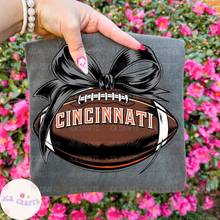 Load image into Gallery viewer, Football With Bow | Cincinnati
