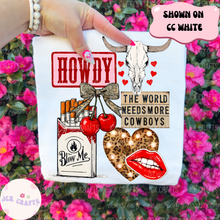 Load image into Gallery viewer, Design Of The Day- Howdy Cowboy
