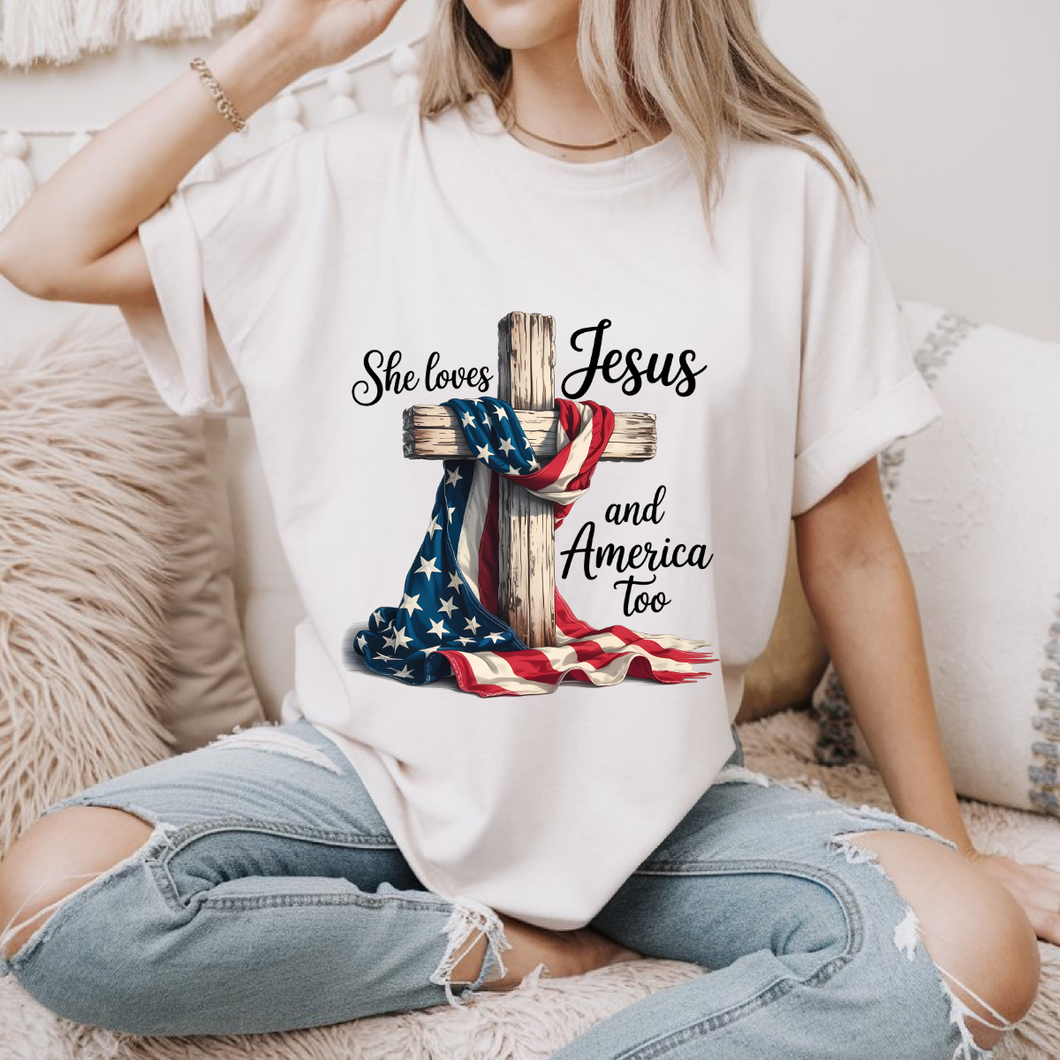SHE LOVES JESUS.. AND AMERICA TOO