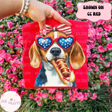 Load image into Gallery viewer, Patriotic Dog With Hot Dog
