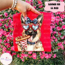 Load image into Gallery viewer, Patriotic Dog With Hot Dog
