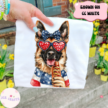 Load image into Gallery viewer, Patriotic Dog With Hot Dog
