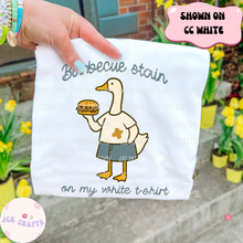 Load image into Gallery viewer, BBQ Stain | White Shirt
