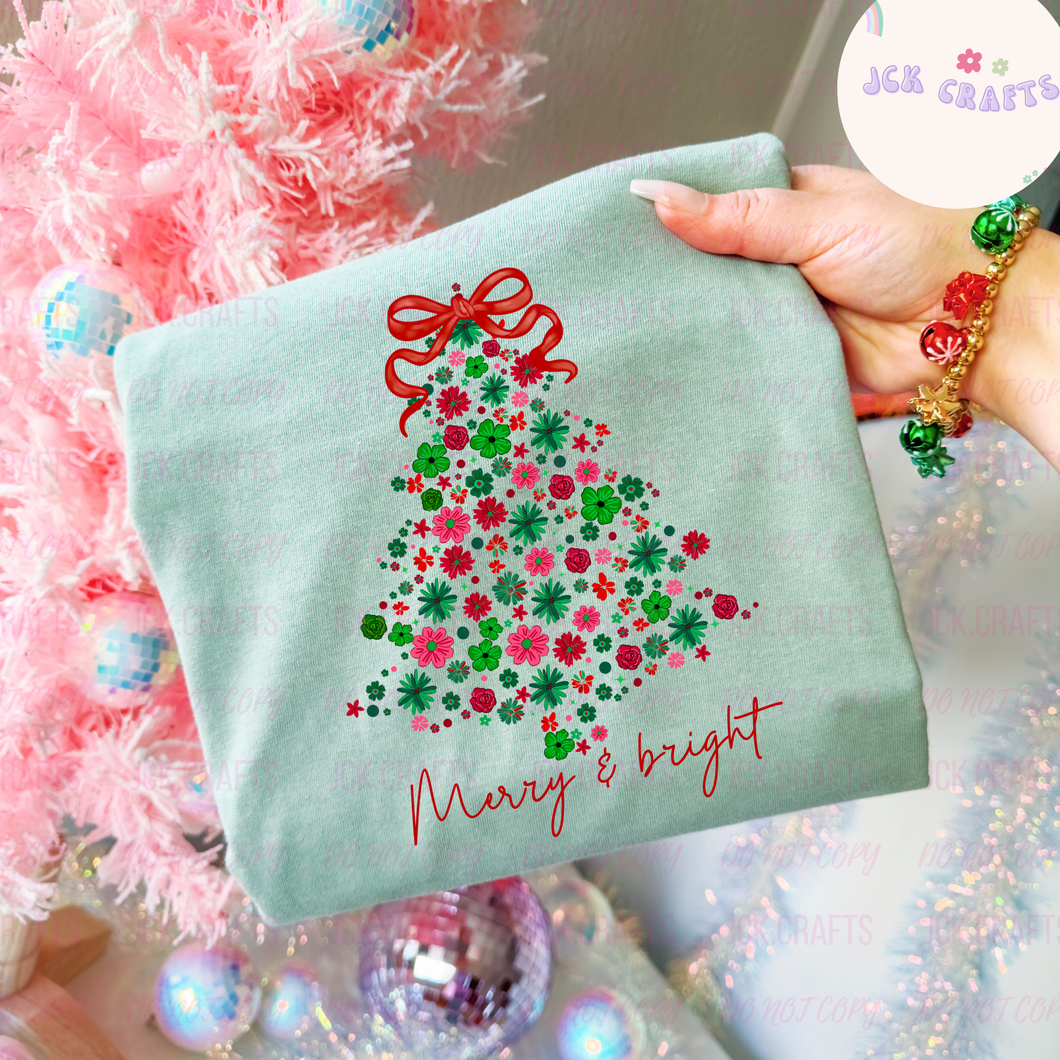 Floral Christmas Tree