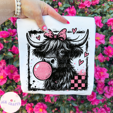 Load image into Gallery viewer, Highland Cow- Bubblegum
