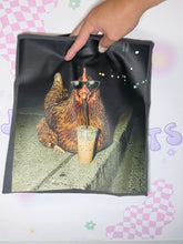 Load image into Gallery viewer, Chicken Drinking Coffee
