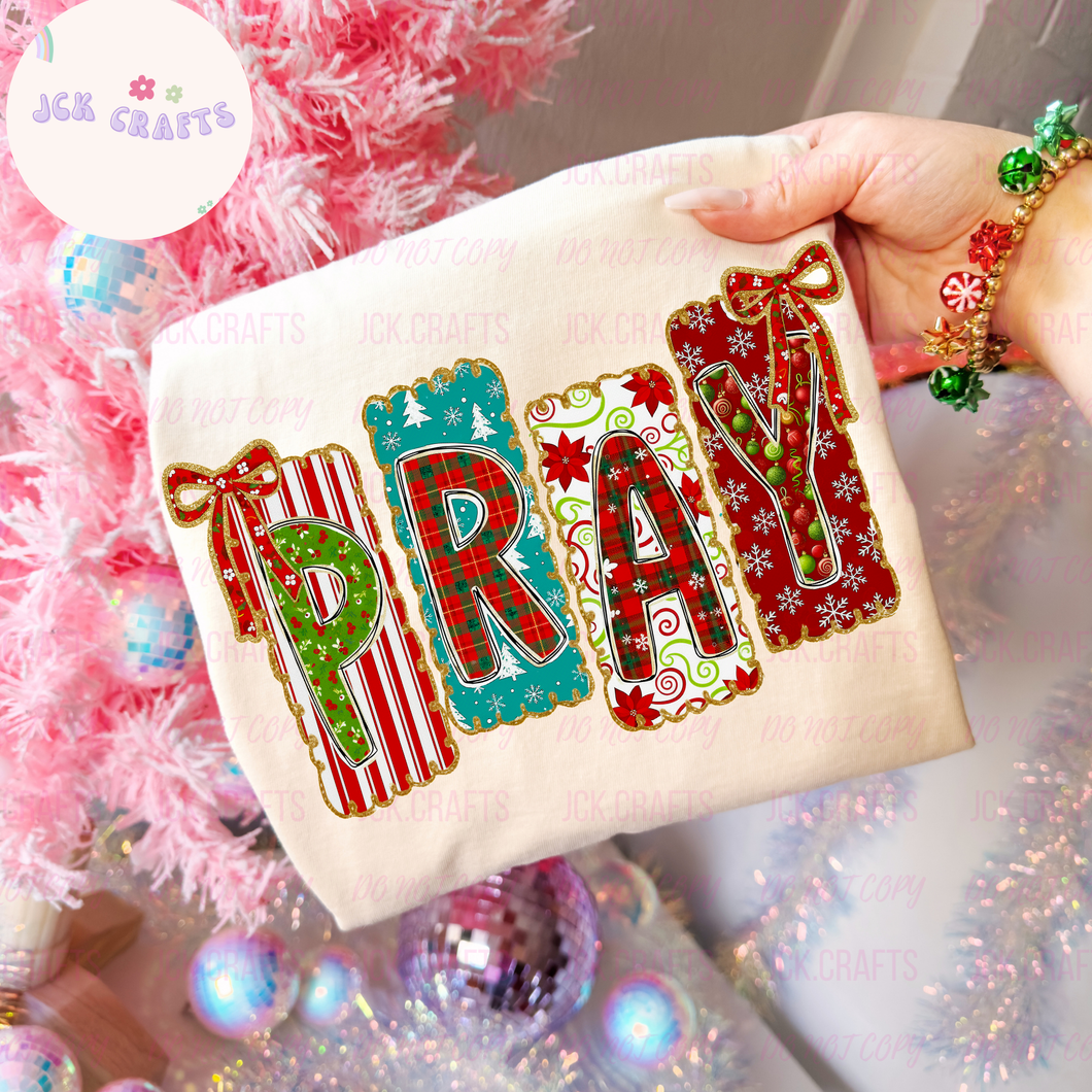 PRAY- CHRISTMAS THEMED