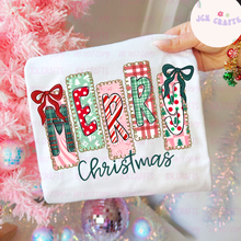 Load image into Gallery viewer, Merry Christmas- Preppy Bow Coquette
